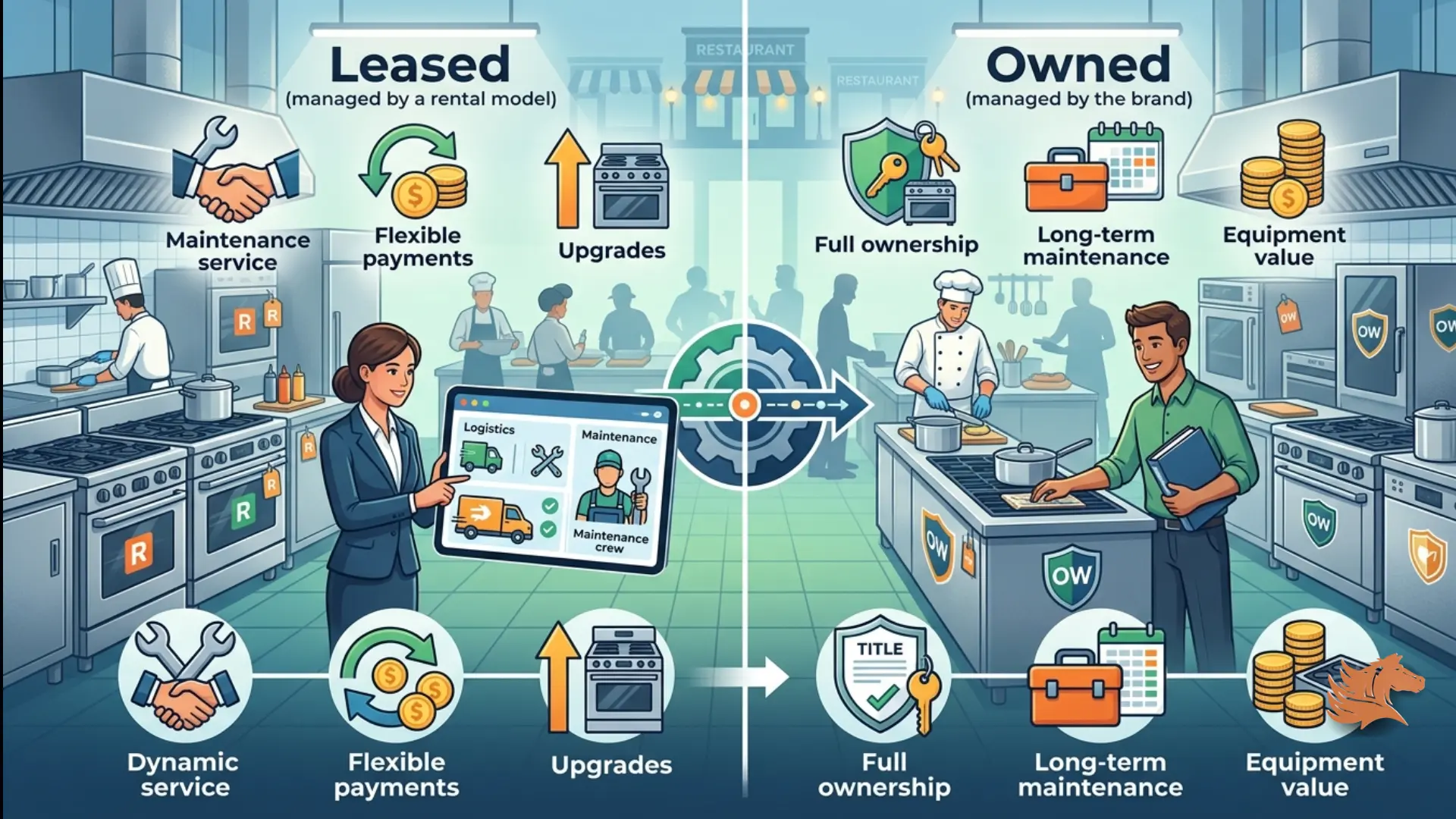 How Multi-Unit Restaurant Brands Manage Leased vs. Owned Commercial Kitchen Equipment