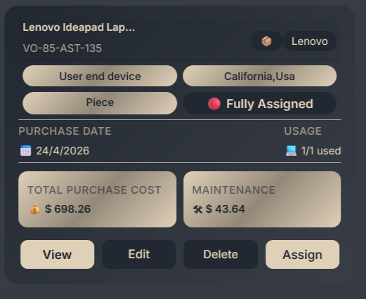 AssetPegasus machine asset management system